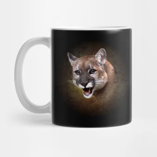 Mountain lion portrait Mug